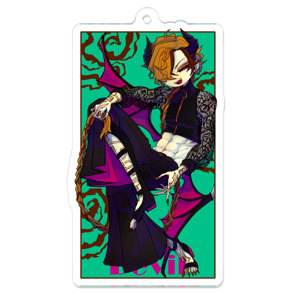 チャロウ【デビル】/2023ハロウィン,アクリルキーホルダー