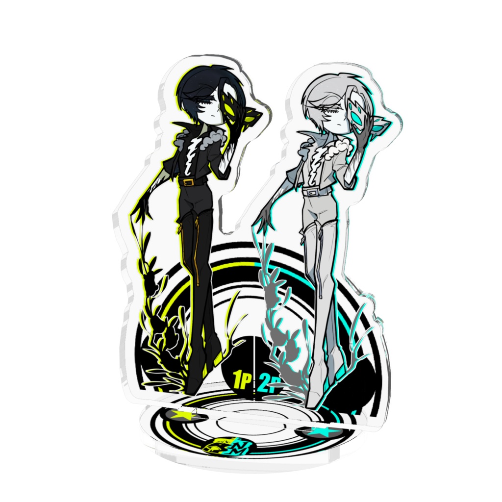 ジュレ(ウサ)|2Pカラーシリーズ:アクリルフィギュア