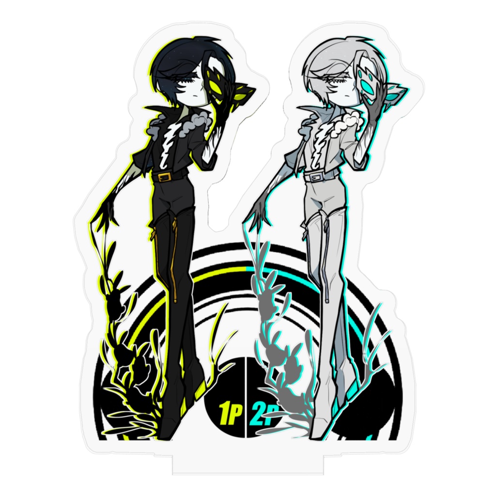 ジュレ(ウサ)|2Pカラーシリーズ:アクリルフィギュア