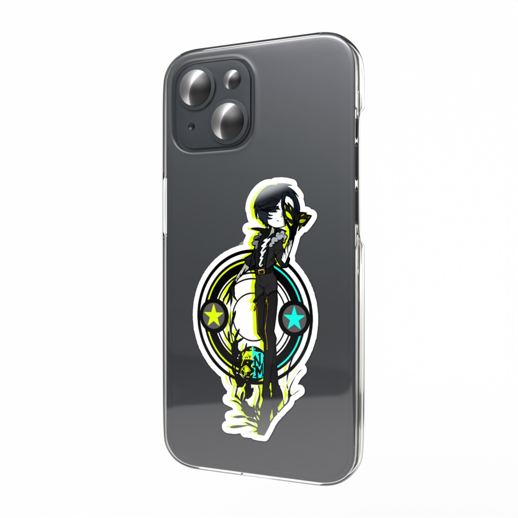 ジュレ(ウサ)«1»|2Pカラーシリーズ:スマホステッカー