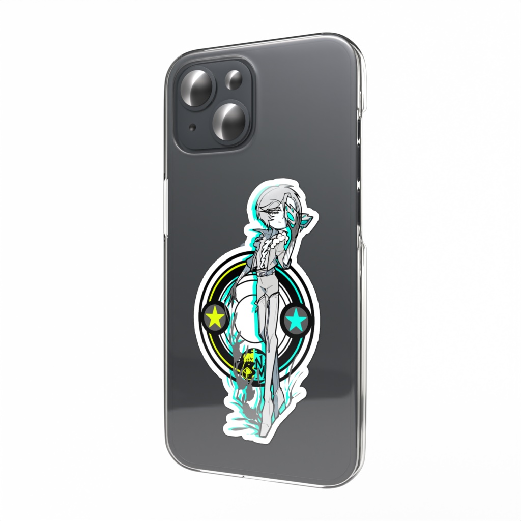 ジュレ(ウサ)«2»|2Pカラーシリーズ:スマホステッカー