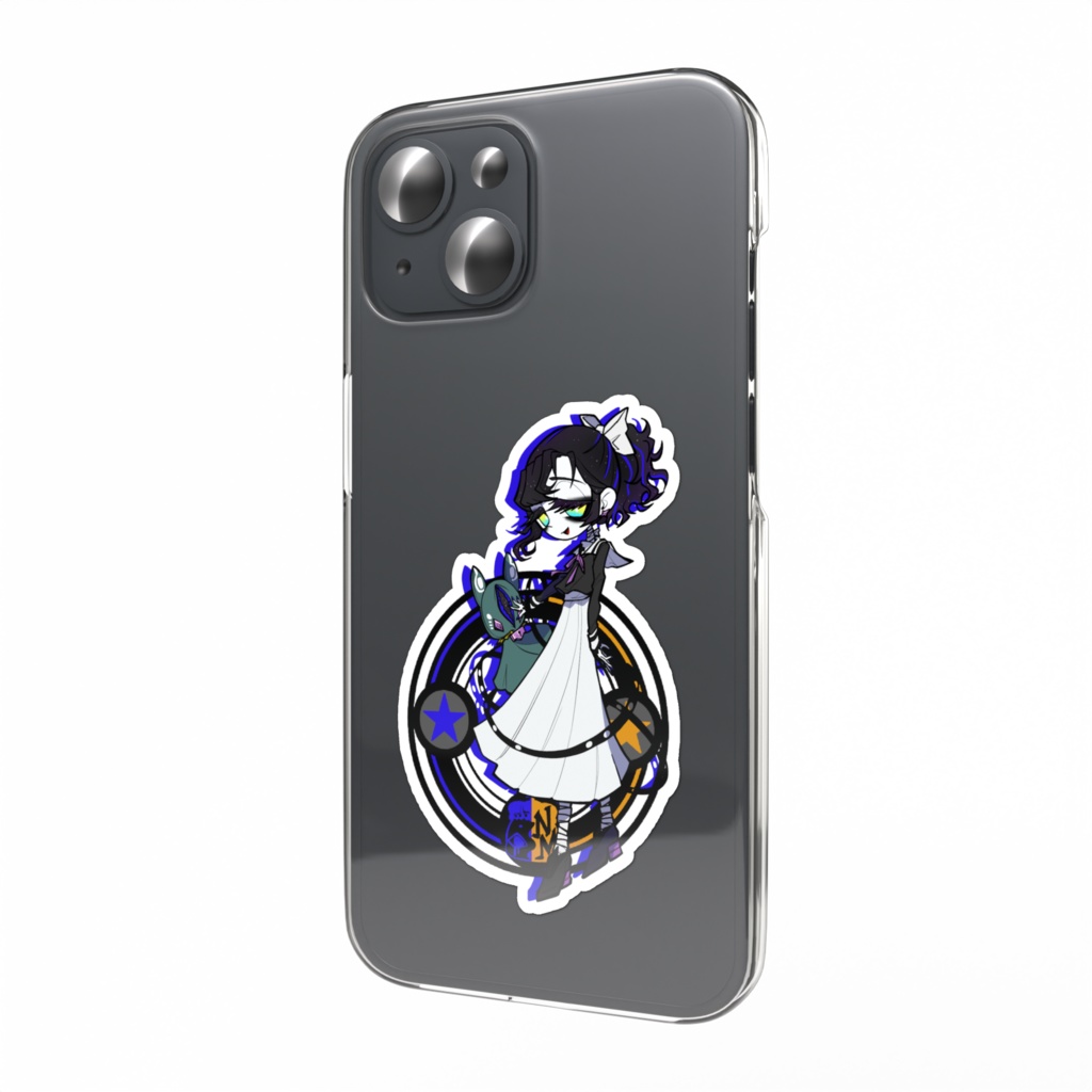 リヒト«１»｜２Ｐカラーシリーズ：スマホステッカー