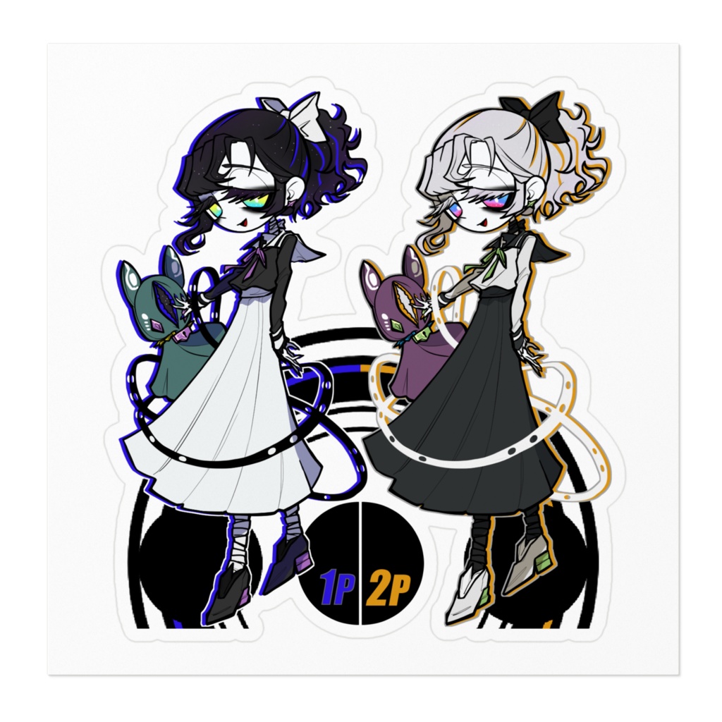 リヒト|2Pカラーシリーズ:ステッカー