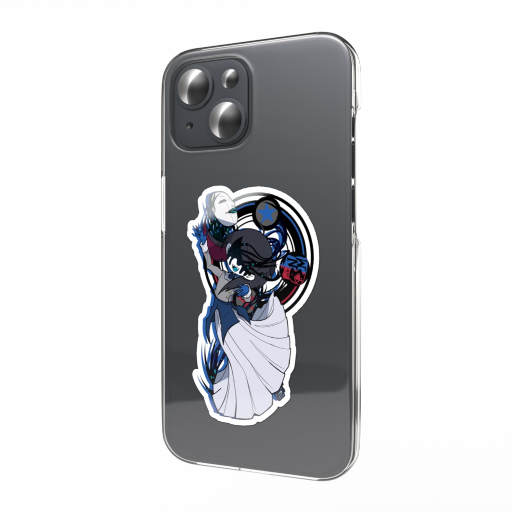 ホタル(ヨウメイ)«２»｜２Ｐカラーシリーズ：スマホステッカー