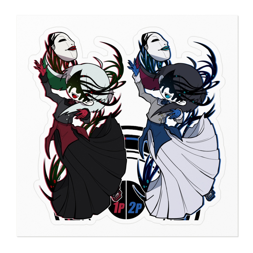 ホタル(ヨウメイ)|2Pカラーシリーズ:ステッカー