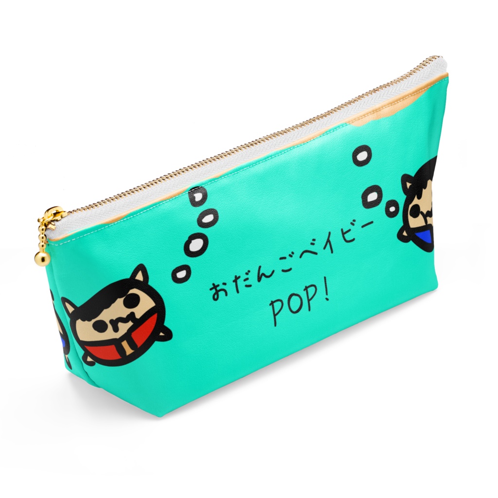 溺れる二人のおだんごポーチ