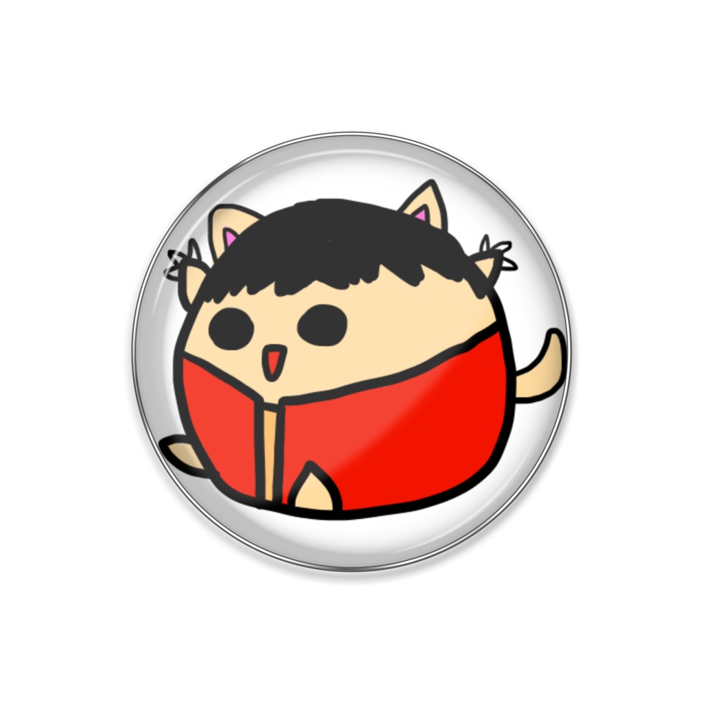 おだんごキャット ピンバッジ