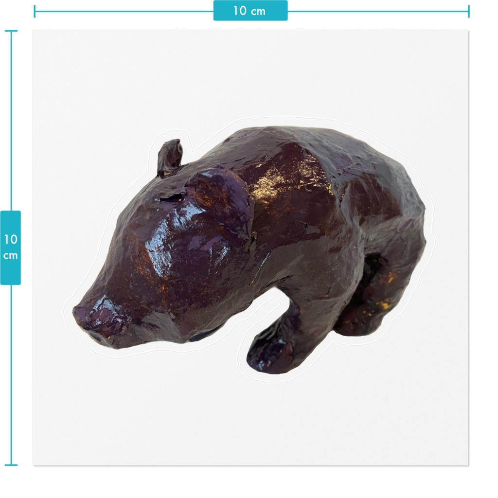 くま・ステッカー