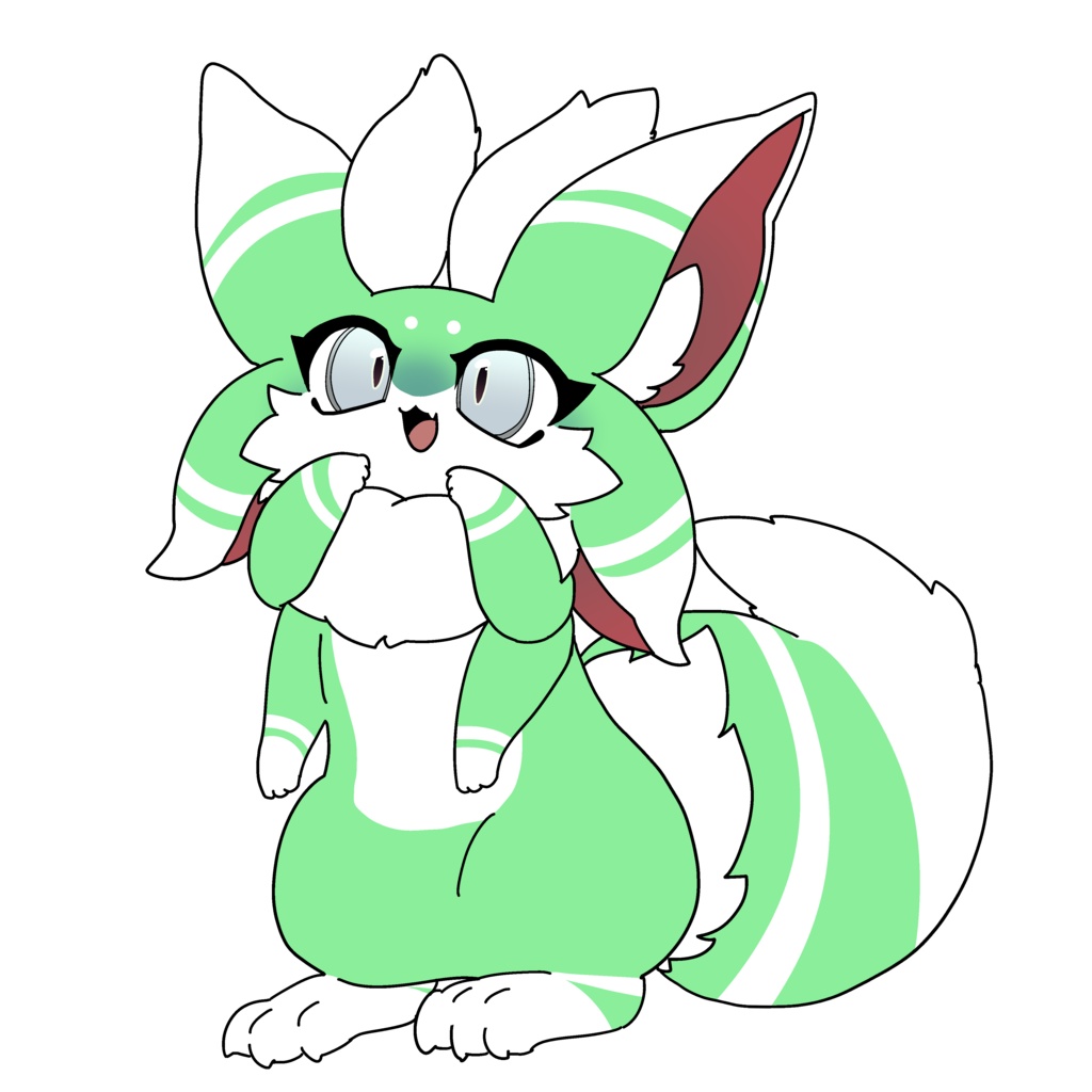 【無料】ファーモ 一周年記念イラスト&キーホルダー【オリジナル3Dモデル】