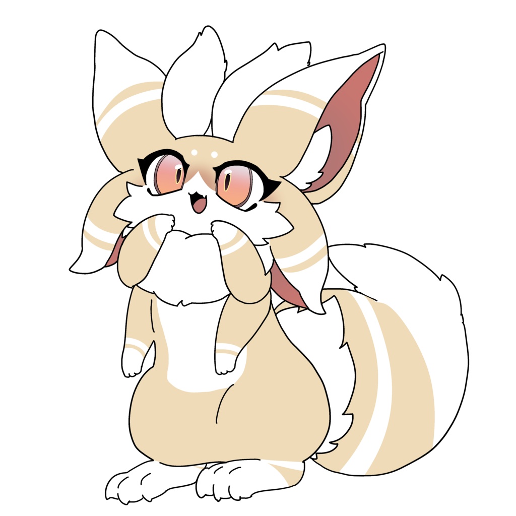 【無料】ファーモ 一周年記念イラスト&キーホルダー【オリジナル3Dモデル】