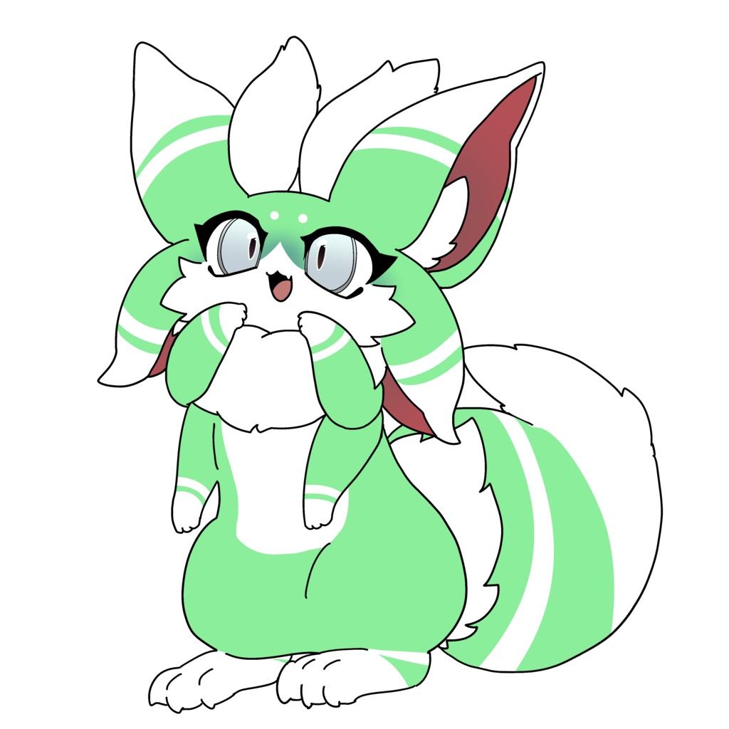 【無料】ファーモ 一周年記念イラスト&キーホルダー【オリジナル3Dモデル】