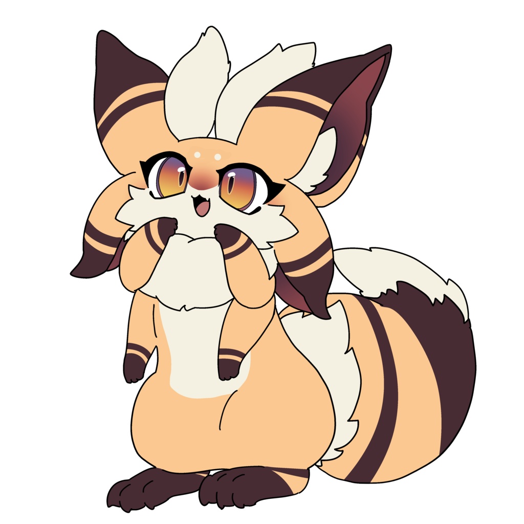 【無料】ファーモ 一周年記念イラスト&キーホルダー【オリジナル3Dモデル】