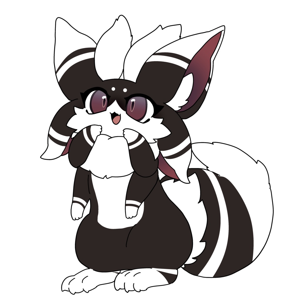 【無料】ファーモ 一周年記念イラスト&キーホルダー【オリジナル3Dモデル】