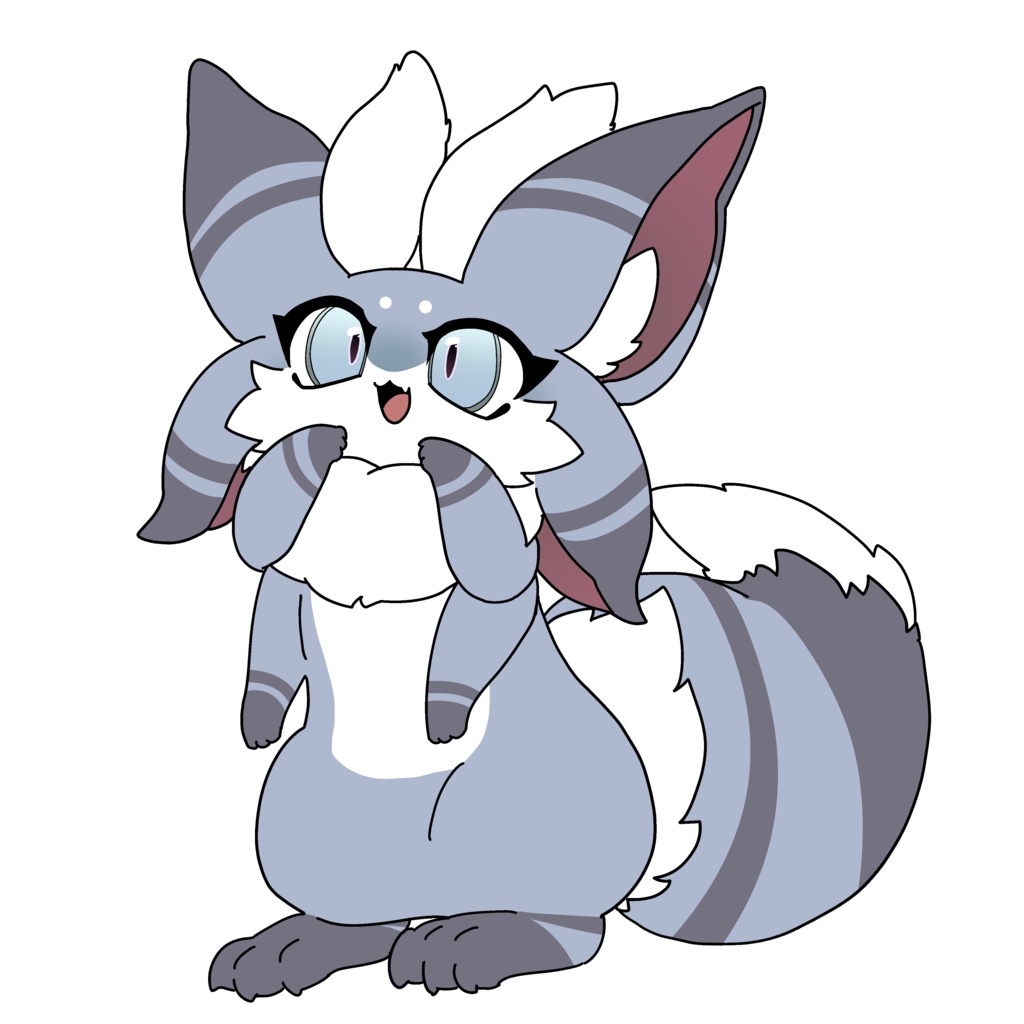 【無料】ファーモ 一周年記念イラスト&キーホルダー【オリジナル3Dモデル】