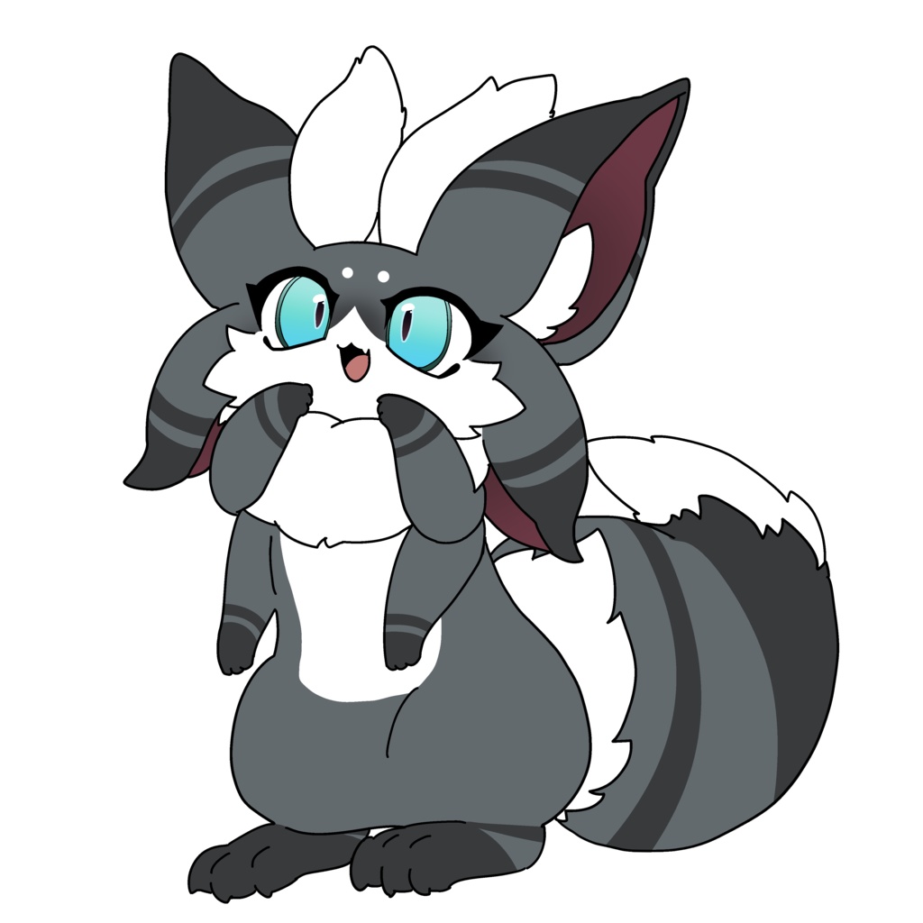 【無料】ファーモ 一周年記念イラスト&キーホルダー【オリジナル3Dモデル】