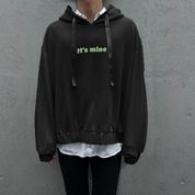 Food Hoodブラックパーカー