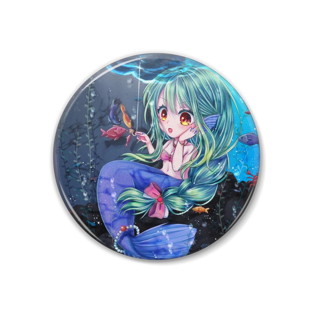 人魚の翠ちゃん 缶バッジ