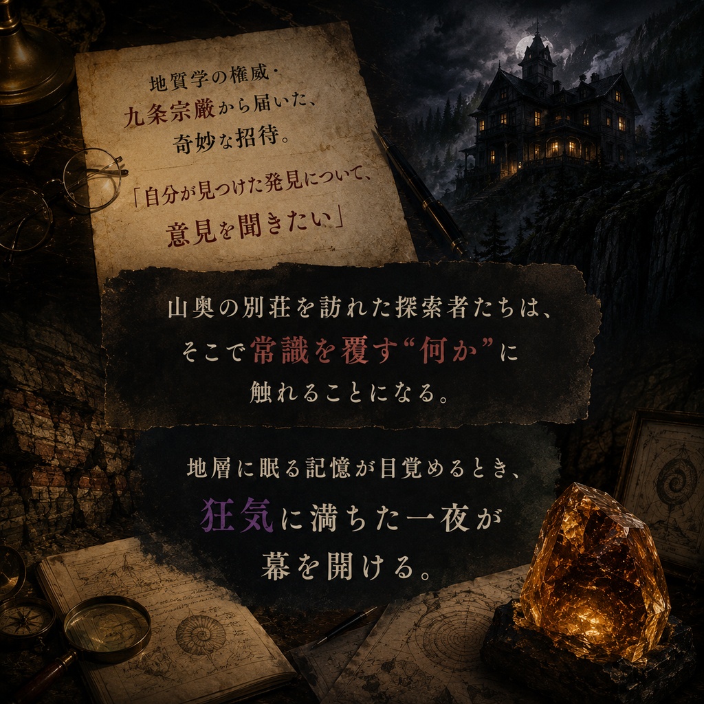 【CoC6版】琥珀に眠る残響【SPLL:E188528】
