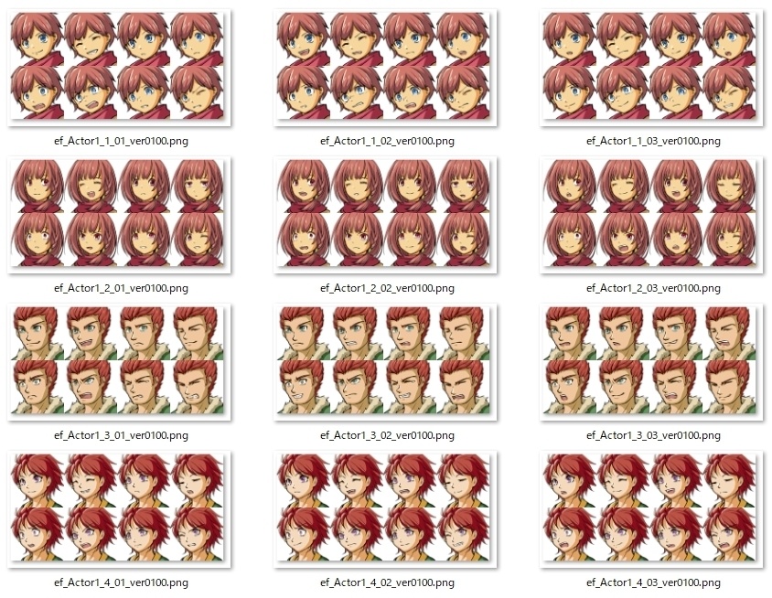 RPGツクールMZ顔グラ基本セット