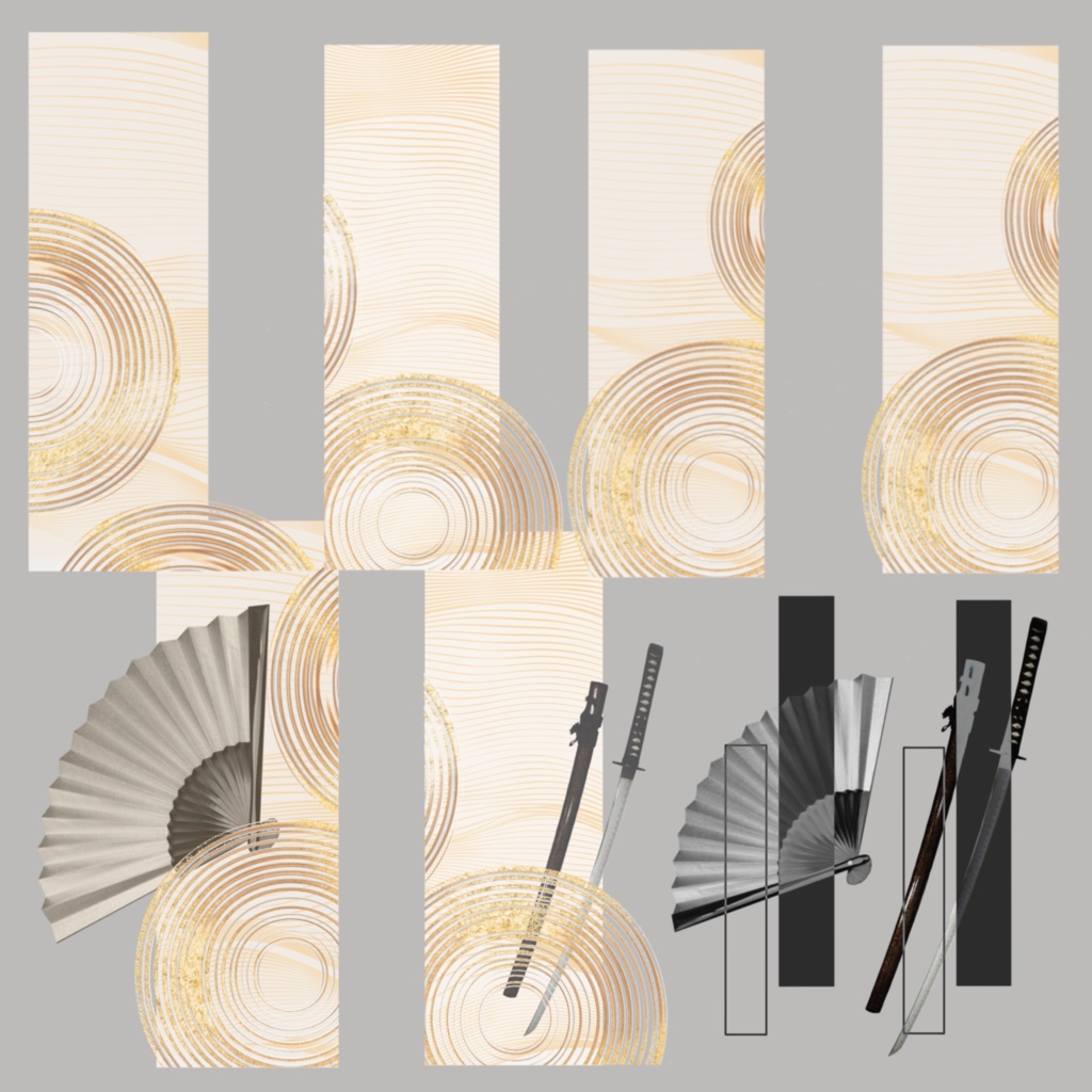 【無料/有料】和風ココフォリア素材