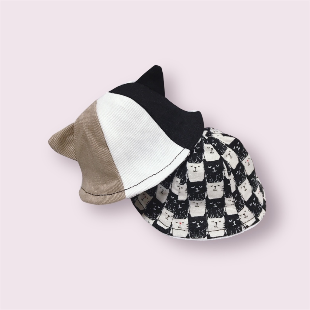 【展示】10cmぬい用猫耳チューリップハット