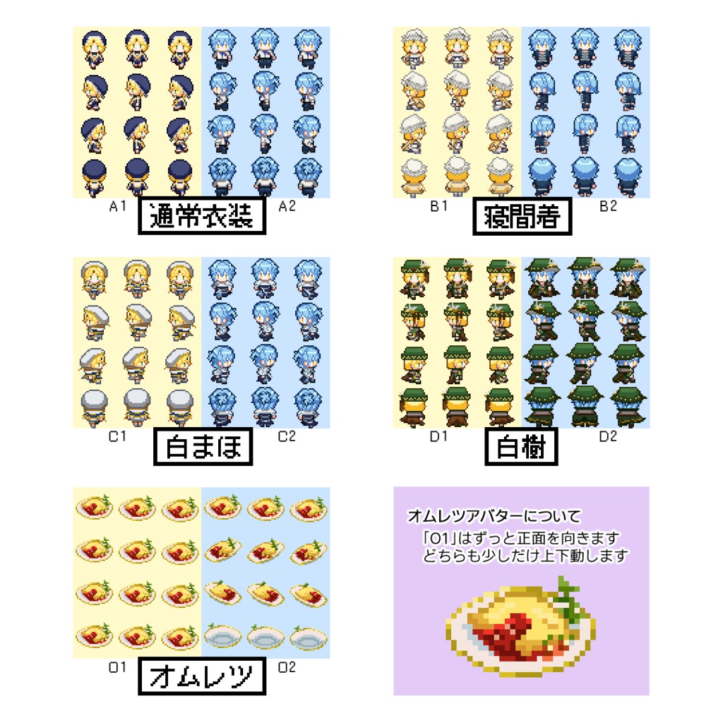 ピクスク用リケネロアバター