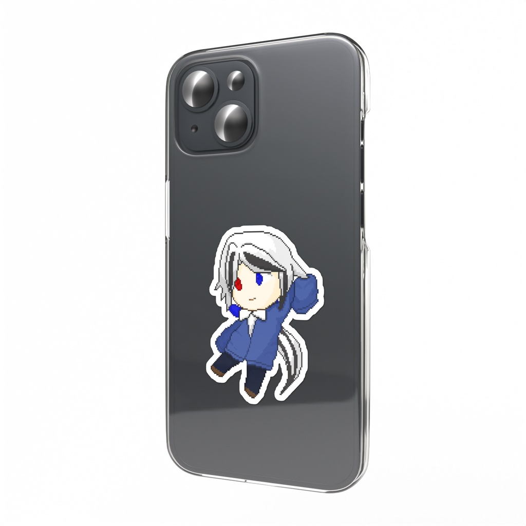 雲野(もちもちドット絵)　スマホステッカー