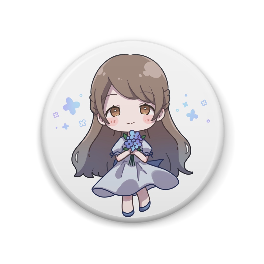缶バッジ 花ありver.