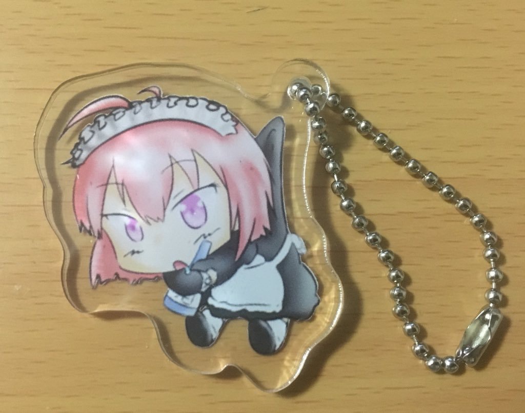 福井ゆうかアクリルキーホルダー(メイド服)