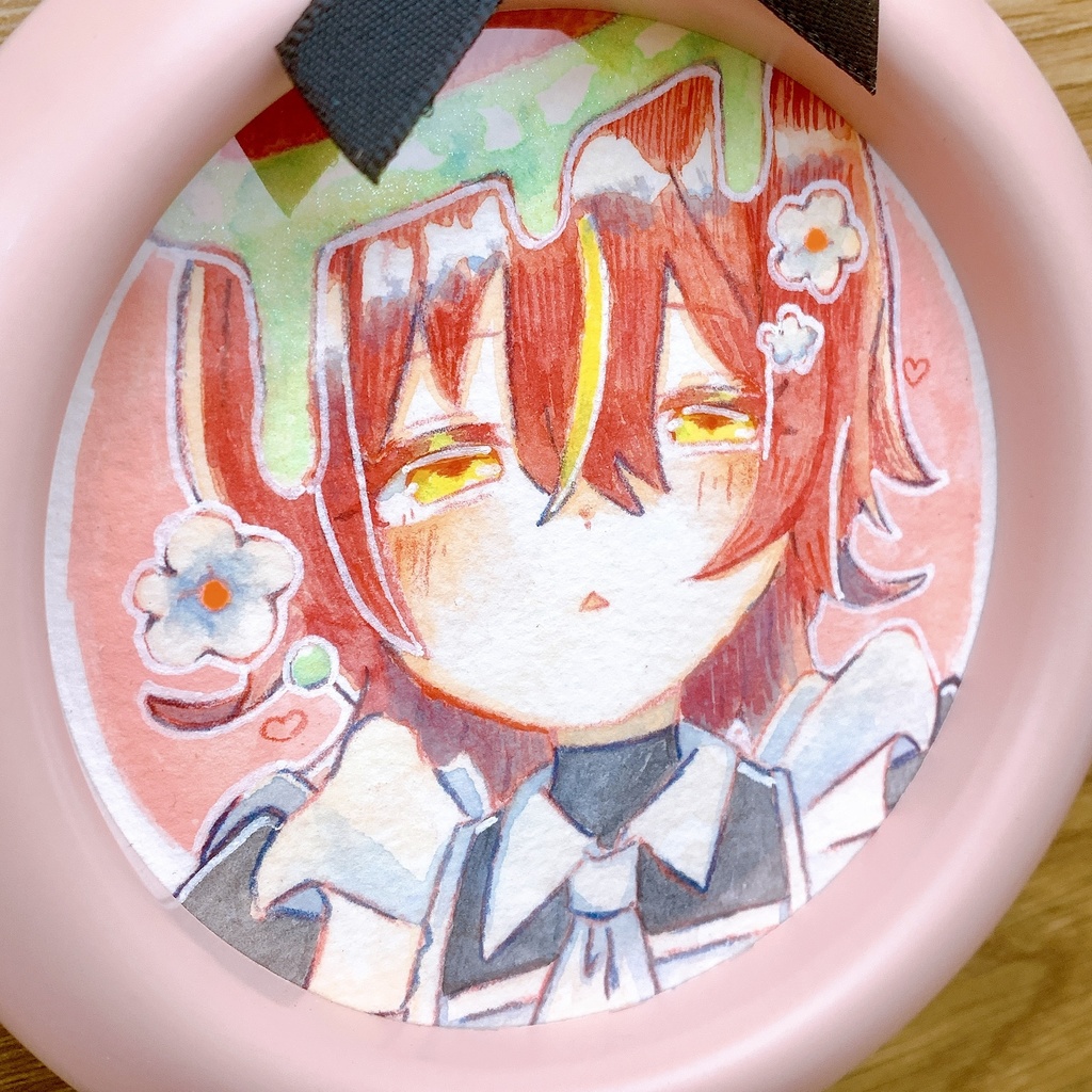 【赤展】赤色ガール【原画】