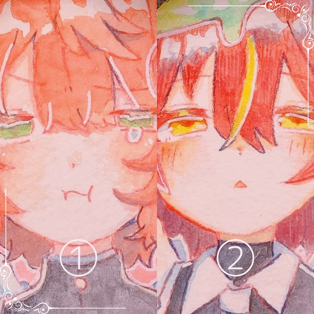 【赤展】赤色ガール【原画】