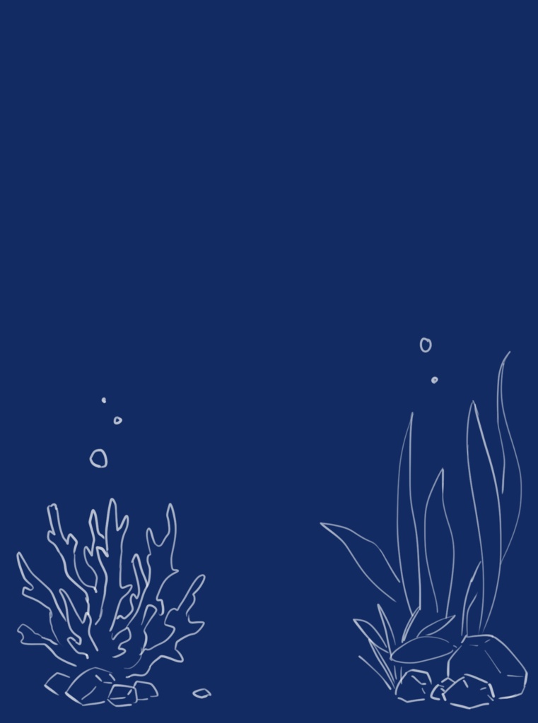 水槽の珊瑚と水草（APNG）