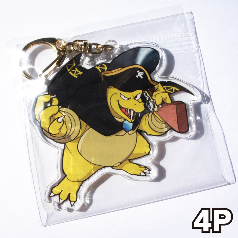 キングクルール アクリルキーホルダー(パイレーツキャノンVer.)