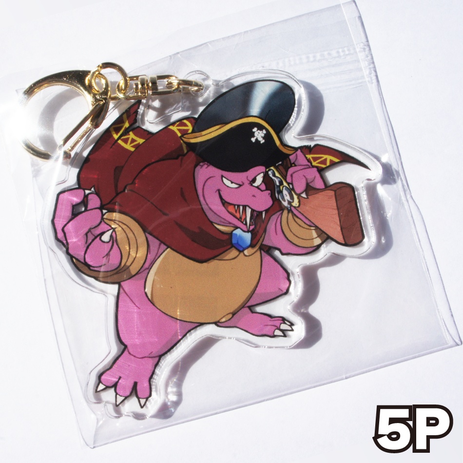 キングクルール アクリルキーホルダー(パイレーツキャノンVer.)