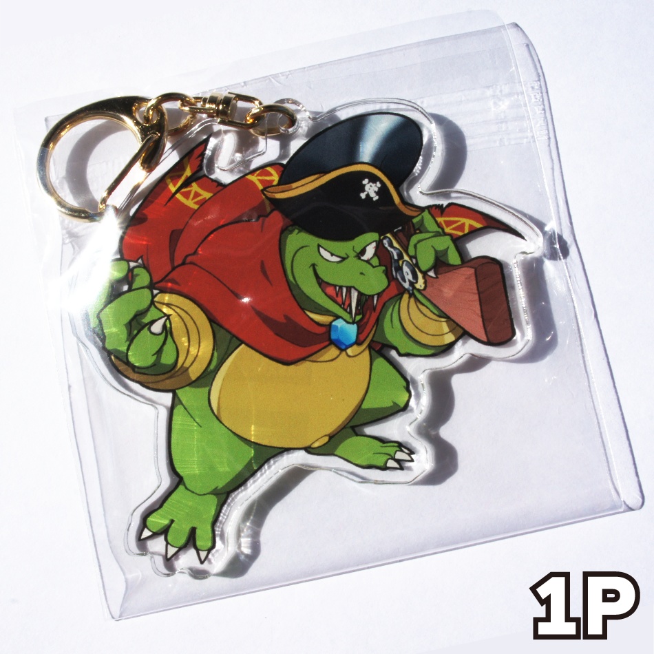 キングクルール アクリルキーホルダー(パイレーツキャノンVer.)