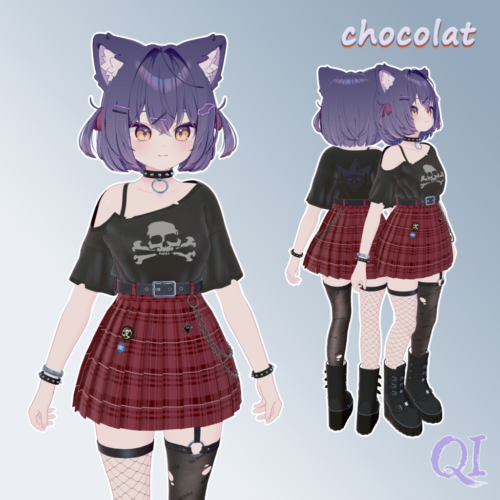 『愛莉 (Airi)』 『ショコラ (Chocolat)』 Winter Skull☠️