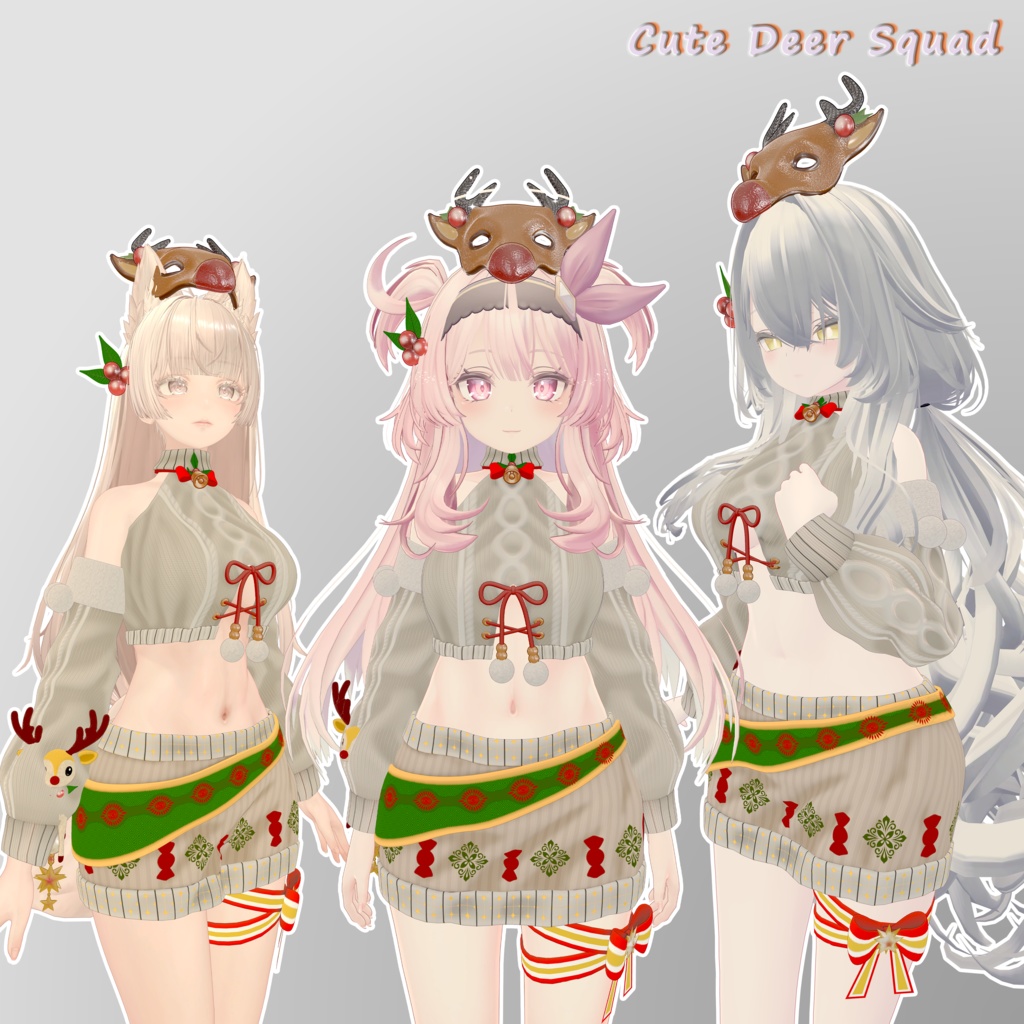 【18アバター対応】🦌Cute Deer Squad🦌