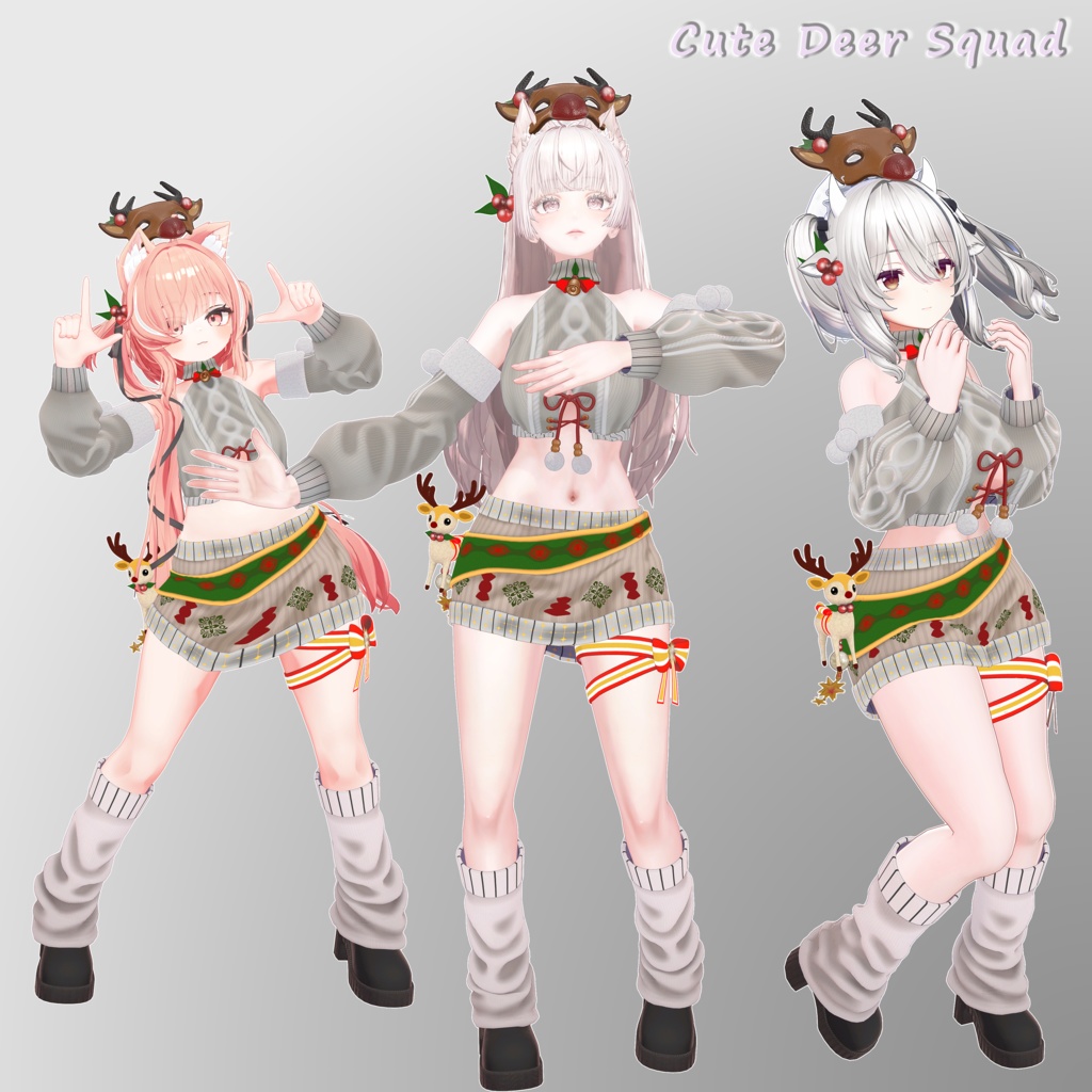 【18アバター対応】🦌Cute Deer Squad🦌