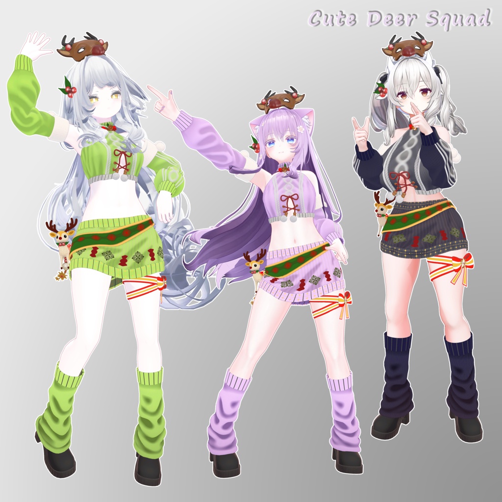 【18アバター対応】🦌Cute Deer Squad🦌