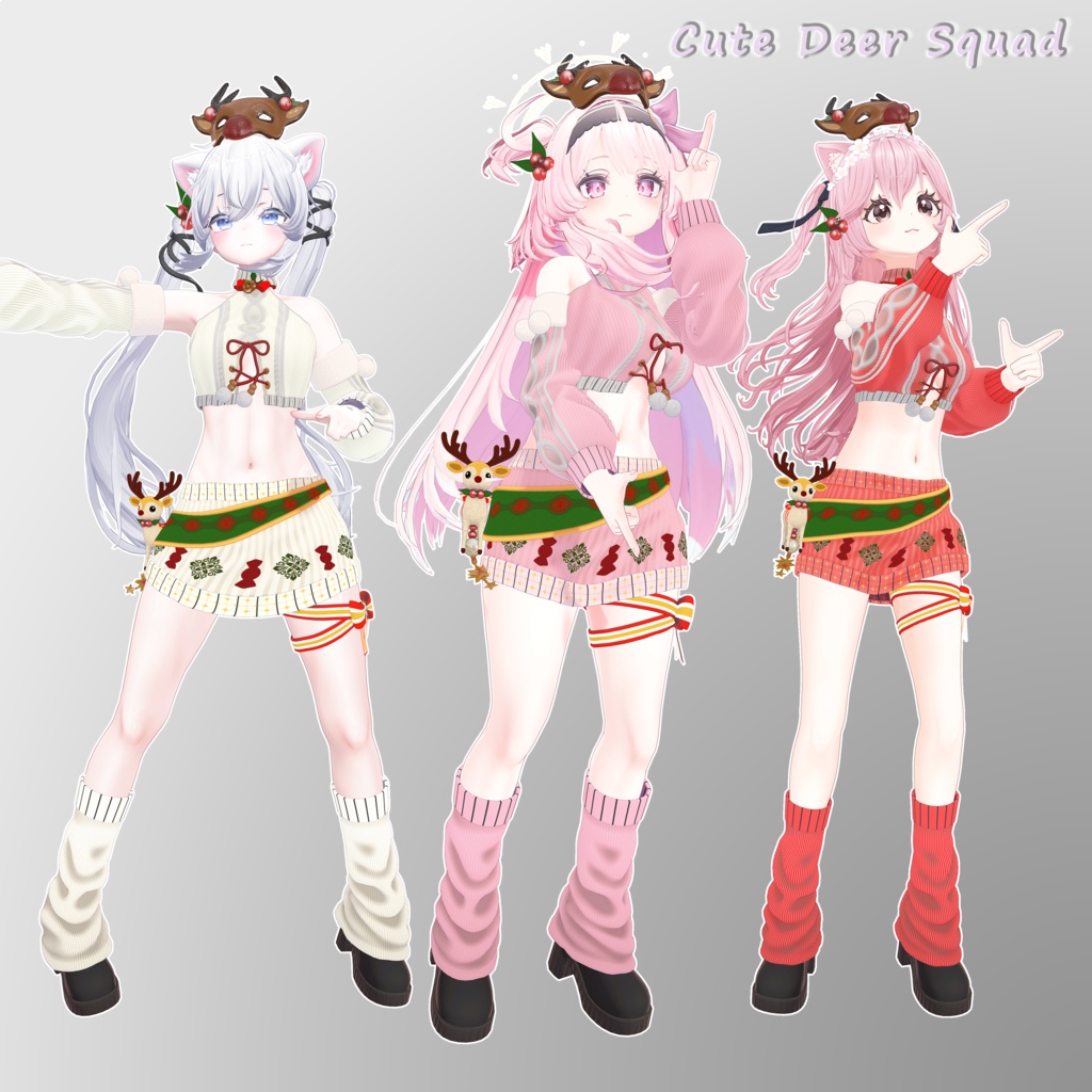【18アバター対応】🦌Cute Deer Squad🦌
