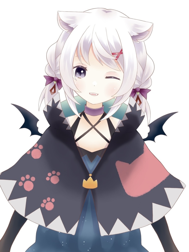 【汎用モデル】猫耳小悪魔な女の子【VTS対応】