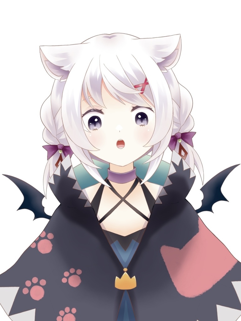 【汎用モデル】猫耳小悪魔な女の子【VTS対応】