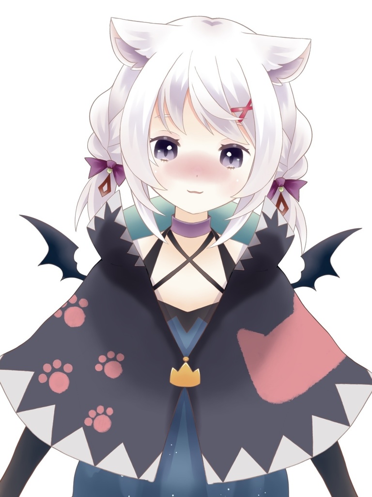 【汎用モデル】猫耳小悪魔な女の子【VTS対応】