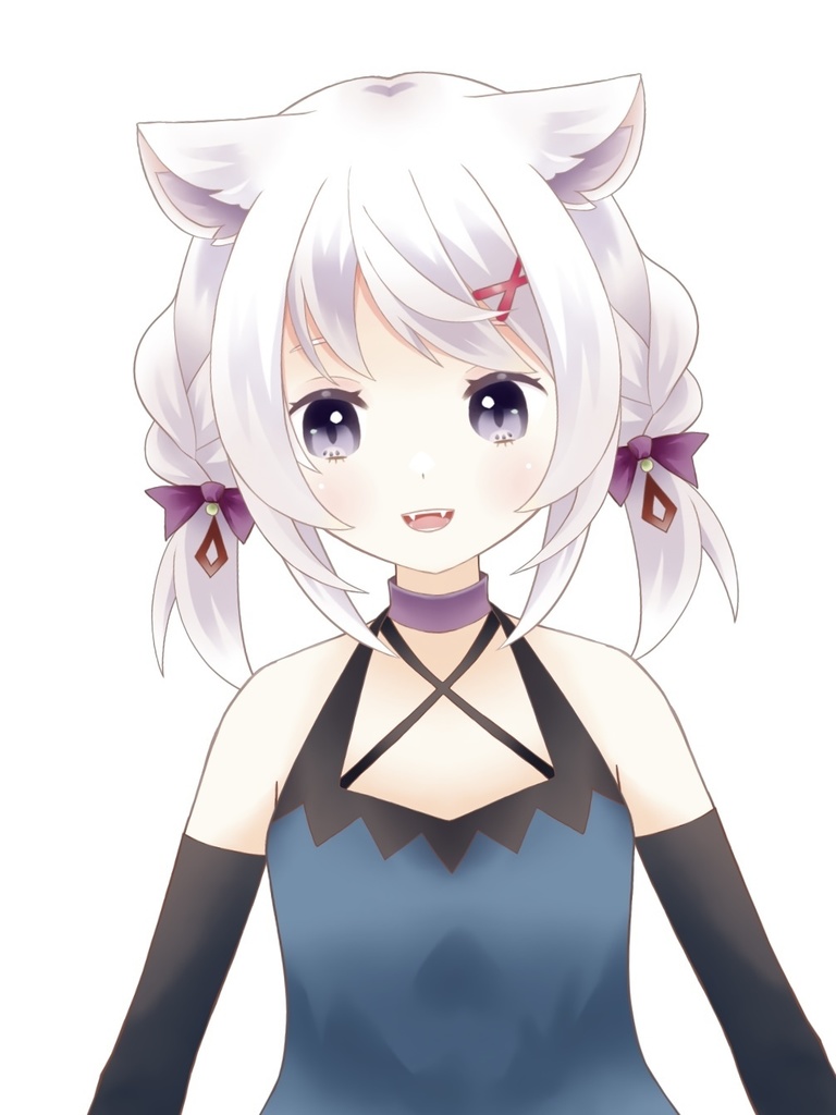 【汎用モデル】猫耳小悪魔な女の子【VTS対応】