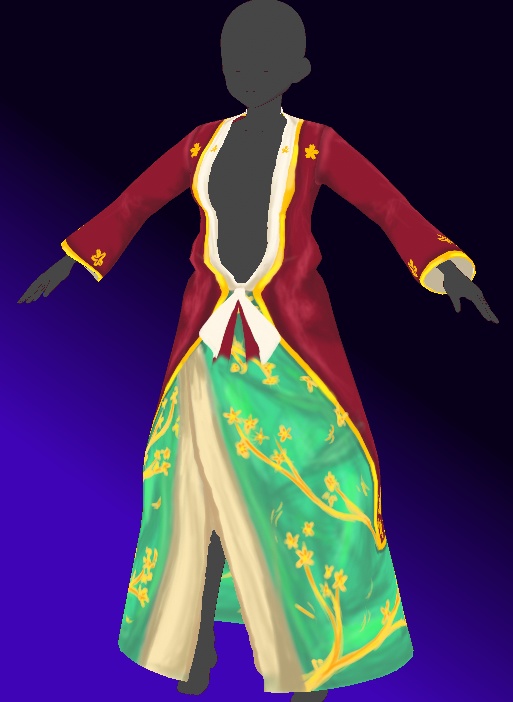 Hana Haori jacket texture