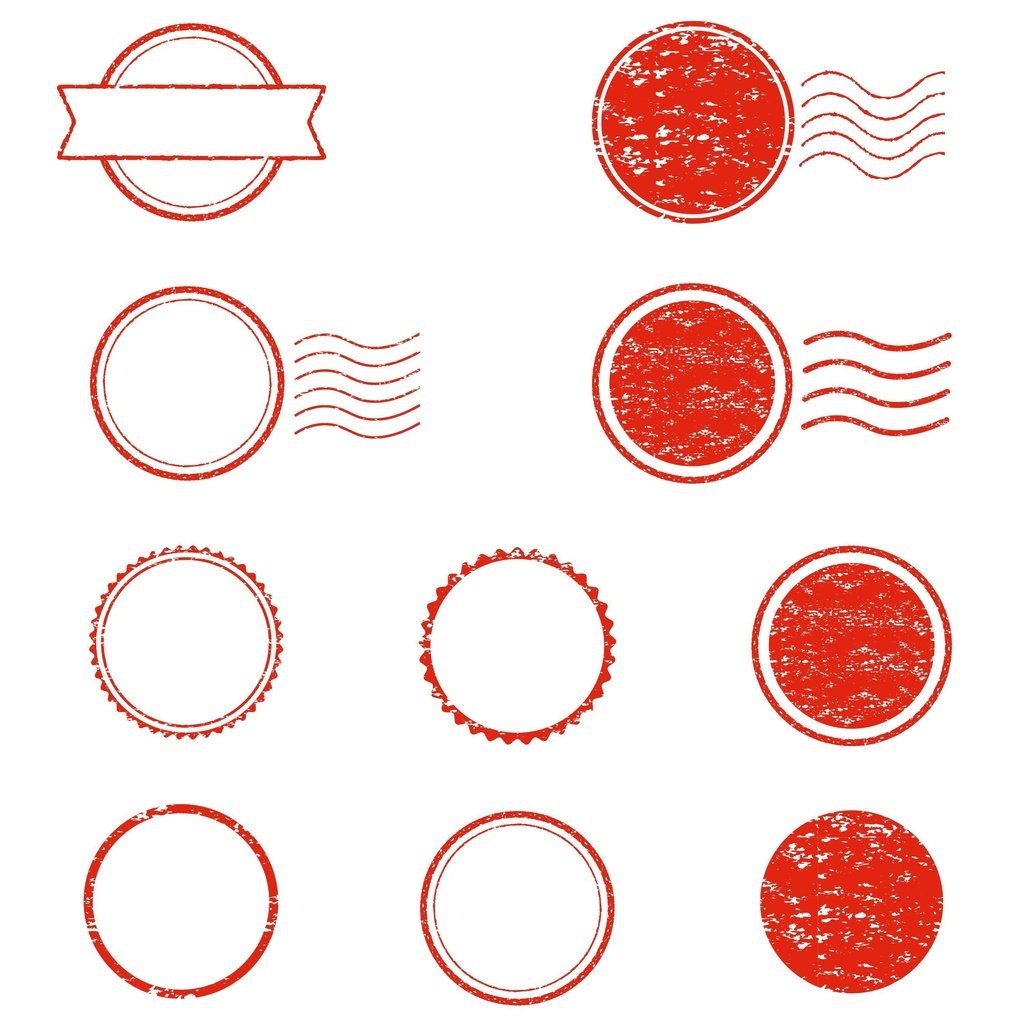 スタンプのセット(2カラー)