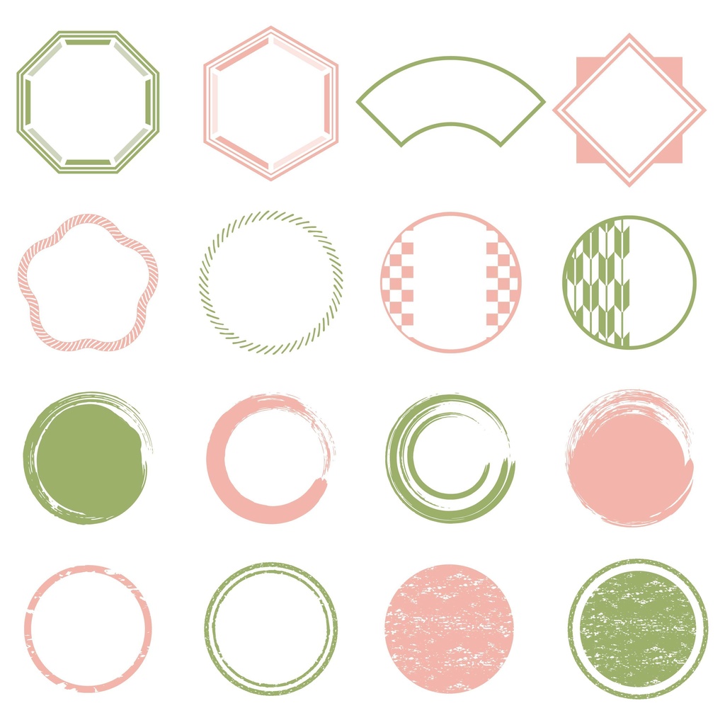 和風のフレームセット