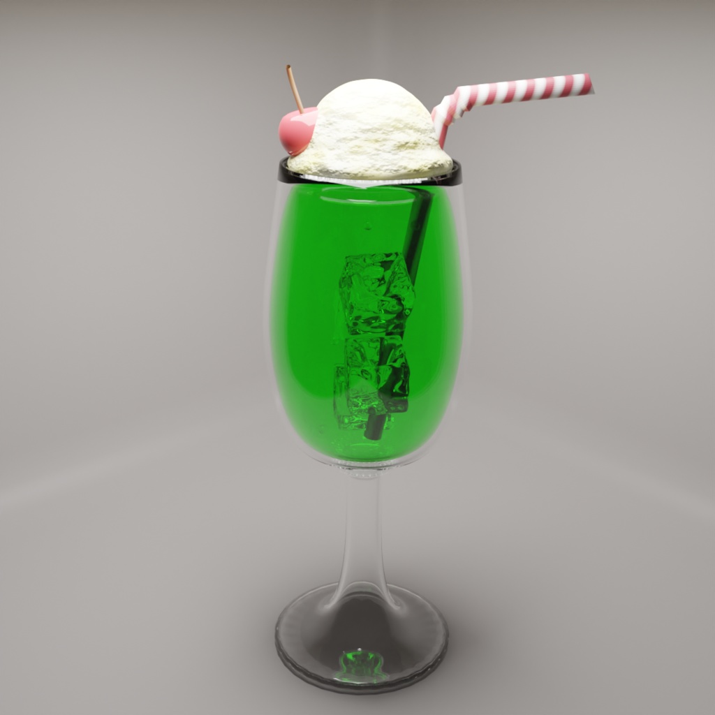 【3D】clear cream soda