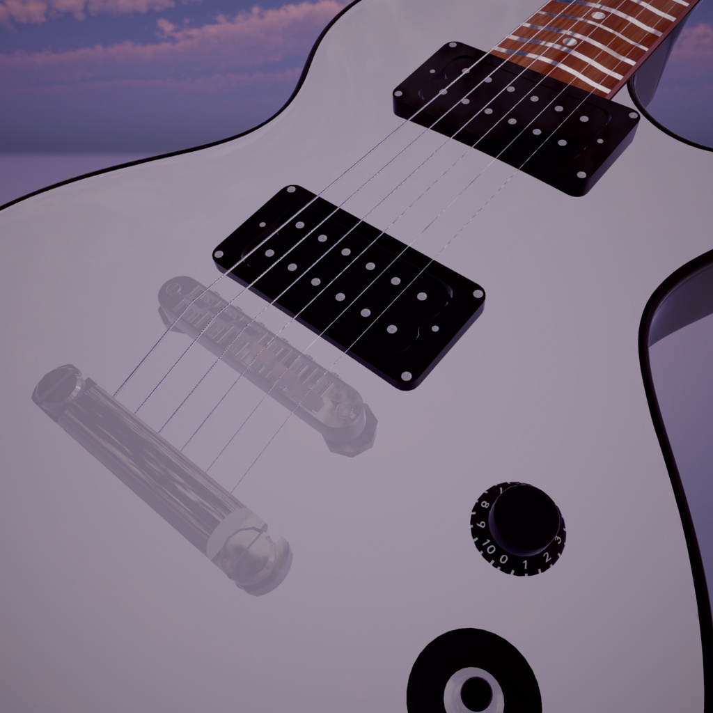 3Dモデル 电吉他/エレキギター