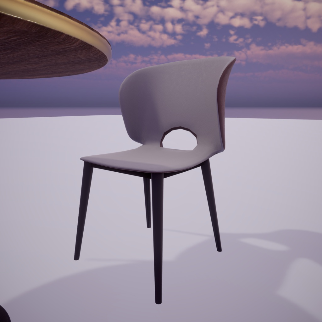 3Dモデル 桌椅套装/テーブルと椅子